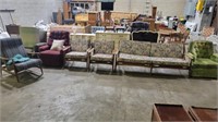 Large lot of ugly furniture