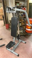 Body solid cable pec machine