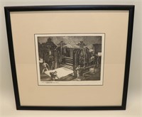 Jackson Lee Nesbitt Etching Sheet and Plate Mill