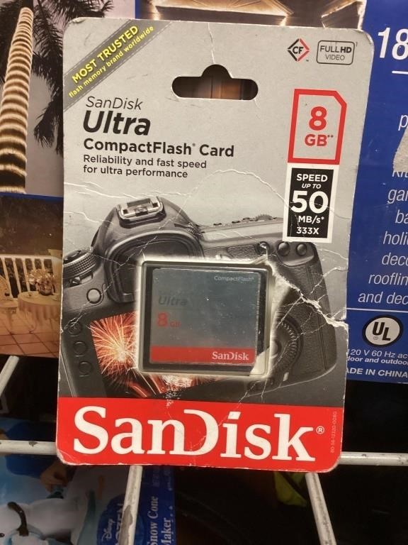 Sandisk Ultra 8GB Compact Flash Card