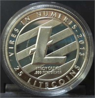 2013 Litecoin cryptocurrency token