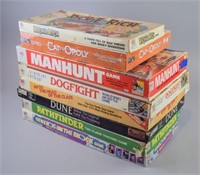 Grouping of Vintage and Newer Board Games