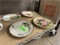 LOT OF 4 PORCELAIN PLATES GIEN FRANCE MORE