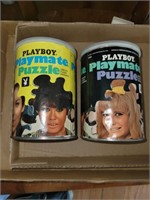 2 Vintage Playboy Playmate Puzzles