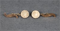 Pr. Vinctorian Engraved Gold-Filled Cufflinks