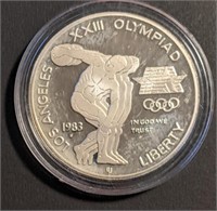 1983 US Mint Proof Commemorative Silver Dollar