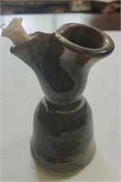 Hooten Pottery replica of ancient oil lantern lamp