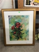 Water Color Framed Art 18x26