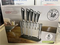 Brand New Cookmate 6 Piece Kitchen Knife Set