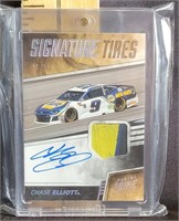 Signed 2018 Chase Elliott Race-used Material
