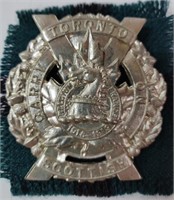 WW2 Vintage Military Hat Badge Toronto Scottish