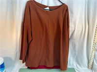 AVA VIV 3X BROWN SWEATSHIRT