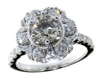 14kt Gold 2.05 ct Diamond Engagement Ring