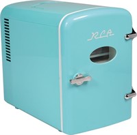 RCA RMIS129-BLUE Mini Retro 6 Can Beverage