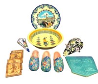 Collection QUIMPER, LONGWY, French Pottery, Dishes