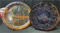 2) carnival plates