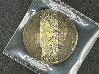 1894-O Morgan silver dollar