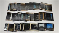 ASSORTED LOT OF ANTIQUE GLASS SLIDES