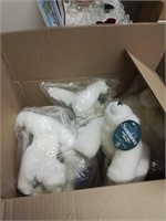 Box of 8 new plush department 56 snow babies