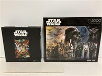 2 Star Wars Puzzles 2000 & 1000 pc, previously