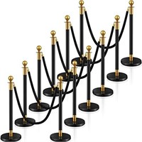 Ferraycle 12 Pcs Stainless Steel Stanchion Post Qu