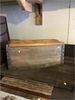 Wooden Crate 22x9x9 With Contents