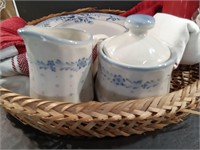 Red, White and Blue Kitchenware Lot
