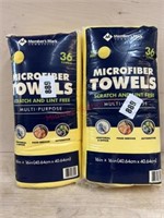 2-36 pack microfiber towels