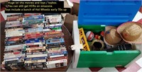 HUGE lot toys 1970s Hot Wheels VHS movies toybox +