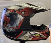Maverick Motocross X Large Helmet (Red/Black)