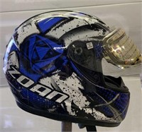 Zoan Full Face Heated Viser 3XL Helmet (Blue/Blk)