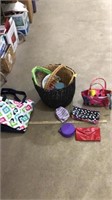 Make up bags, baskets