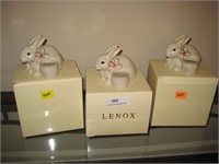 3 Lennox Rabbit Tea Light Holders