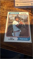 1973 Topps Rod Carew Minnesota Twins 2nd Base #50