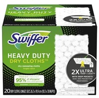 Swiffer Sweeper Heavy Duty Dry Cloths- 2Pack