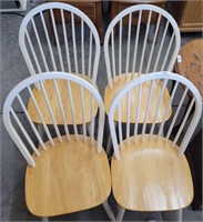 4 WINDSOR BACK DINING CHAIRS