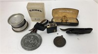 Collectibles including (1) pair of Silver lens