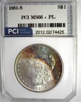 1881-S Morgan MS66+ PL LISTS $1000