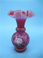Ruffled Fenton Vase