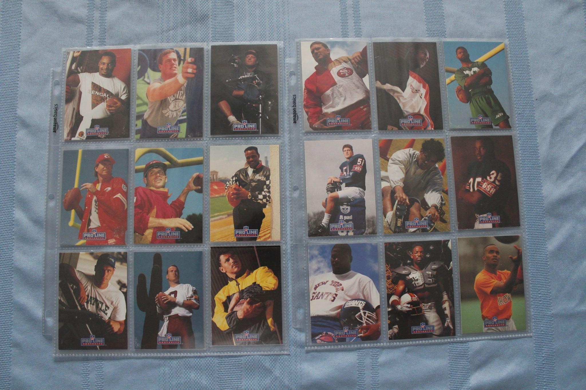 18 Assorted NFL Football Collector Cards