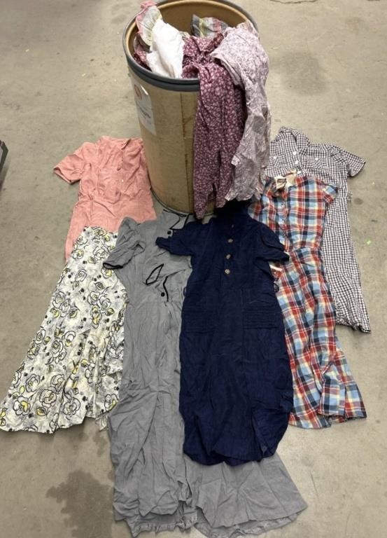 Vintage Dresses & Clothes Lot Collection