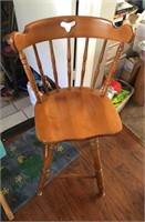 Hard Maple Swivel Barstool