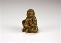 CHINESE BRONZE FIGURAL WEIGHT