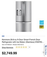 Kenmore Elite Smart French Door Refrigerator (NEW)