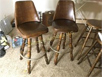2 bar stool chairs 29.5" H at seat