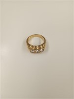 14 kt gold-plated ring