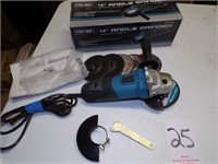 Pro TKH 4in. Angle Grinder and accessories