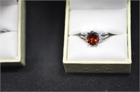 3ct garnet ring