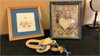 Pressed Dried Flowers Framed Handmade Handcrafted