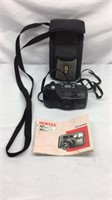 F13) 35 MM CAMERA WITH CASE & MANUAL, WORKED WHEN